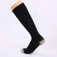 Chaussettes de sport d'été pour femmes, chaussettes de compression en bambou pour la course à pied, chaussettes de genou