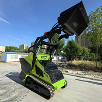 Pengiriman Gratis VK1300 Skid Steer Loader Mini Skid Steer CE EPA Grosir China Skid Steer Mini Loader Bucket untuk Dijual