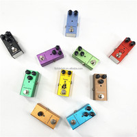 Durable Metal Electric Bass Guitar Effects Processor Pedal with Knob Control Coated Finish for Stringed Instruments Stompboxes