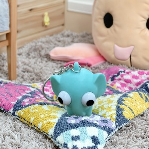 Phim hoạt hình động vật Thỏ mắt popping PVC Keychain Độ tuổi phạm vi 5 đến 7 năm khuyến mại bóp đồ chơi cho <span class=keywords><strong>Key</strong></span> tập tin đính kèm - Product Image 5