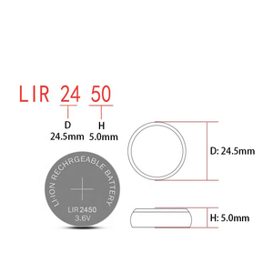 Büyük kapasiteli lirremote <span class=keywords><strong>3</strong></span>.7V 120mAh düğme piller hücre uzaktan kumanda için lityum iyon batarya sikke hücre şarj edilebilir piller - Product Image 4