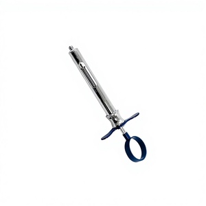Jeringa Dental Endodóntica Blanca de 1.8mL, Manual, de Acero Inoxidable, con Mango de Color, Punta de Flecha, Émbolo, Certificación CE Clase I - Product Image 1