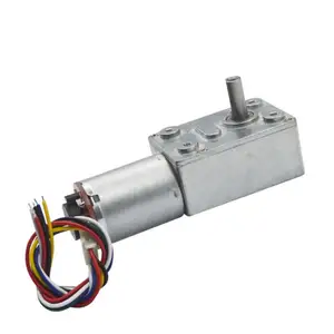 Jgy370B 12V Micro DC หนอนสแควร์มอเตอร์ Encoder 24โวลต์ DC Worm Gear Encoder มอเตอร์4632เกียร์ Reductor มอเตอร์370