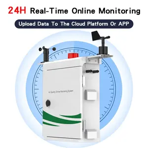 Safewill Outdoors ES80A-Y8 Air Quality Monitor System PM2.5 PM10 Environmental Noise Monitoring Of 30dB A ~130dB A