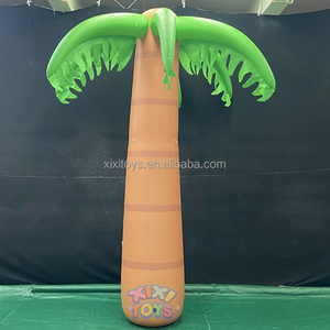 XIXI TOYS Publicité personnalisée 3m de haut Palmiers gonflables en PVC pour fêtes et ballons - Product Image 1