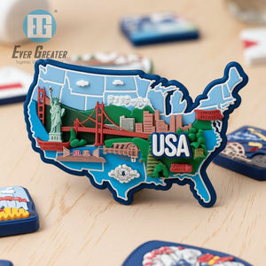 प्रचार स्मारिका देश रबर चुंबक स्टिकर कस्टम pvc रेफ्रिजरेटर मैग्नेट कस्टम सिटी 3 डी रेफ्रिजरेटर मैग्नेट - Product Image 6