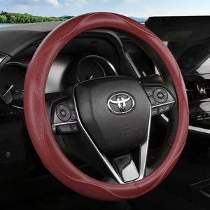 Housse de <span class=keywords><strong>volant</strong></span> en cuir Nappa premium Shengge, 4 branches, antidérapante, universelle, 15 pouces, respirante, accessoire intérieur de voiture OEM/ODM - Product Image 6