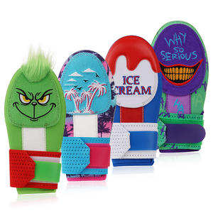 Guantes de Béisbol al por Mayor para Corredor, Manopla Juvenil para Deslizamiento en Bases y Protector de Mano para Softball, Diseño Joker en Verde y Morado - Product Image 6