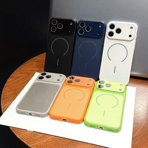 Coque de téléphone en verre mat d'origine pour iPhone 17 Air 16 15 14 13 Pro Max 17 Pro avec chargement magnétique sans fil et protection d'objectif - Product Image 5