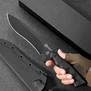 OP7-01มีดพกพาสแตนเลสมีดต่อสู้พร้อมที่จับ G10ปรับแต่งได้แบบ DIY สำหรับใช้ในอุตสาหกรรม - Product Image 4