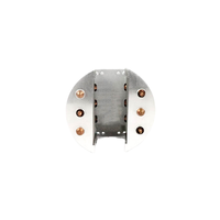 Profilé d'extrusion d'aluminium personnalisé dissipateur de chaleur à ailettes pour lampe de scène à LED ailerons à fermeture éclair dissipateur thermique coupe pliage soudage traitement