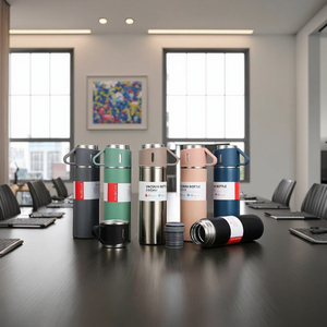 Haute valeur 304 acier inoxydable isolé sous vide <span class=keywords><strong>tasse</strong></span> cadeau d'affaires Portable Design moderne grande capacité - Product Image 2