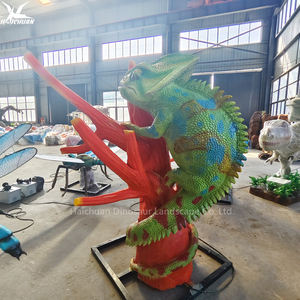 Lagarto Animatrónico Realista, Animal Mecánico con Sonido de Serpentina y Ojos Móviles |   Exhibición de la <span class=keywords><strong>Selva</strong></span> y Atracción de Parque Temático - Product Image 5