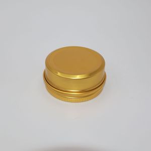 50g 골든 알루미늄 용기 50ml 화장품 페이셜 케어 크림 병, 화장품 립밤 크림용 스크류 캡 포함 - Product Image 4
