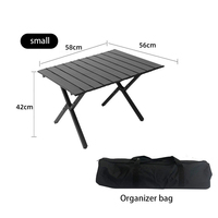 Mobilier d'extérieur bon marché Table de camping pliable et résistante pour barbecue, pique-nique, table et chaises de camping