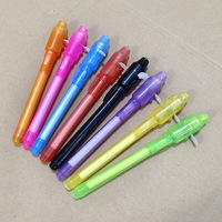 Stylo marqueur magique à encre invisible créative en gros avec lumière UV pour messages secrets
