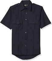 Chemise uniforme de travail classique à manches courtes, pour hommes, sur mesure, pour pilote d'avion de sécurité