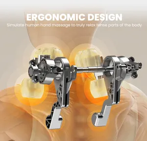 2024 massageador elétrico 3D de tecido profundo para amassar o pescoço, massageador portátil para alívio da dor, massageador portátil com as mãos livres, atualizado