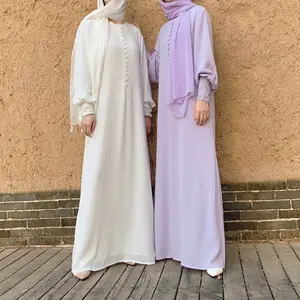 Chiffon Solid Color Ethnic Clothing Islamic Muslim Clothing abaya india kaftan islamic clothing robe abaya dubai