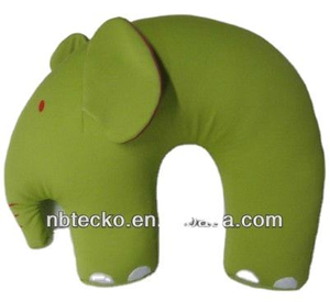 Oreiller orthopédique en forme de U pour le cou de voyage en microbilles <span class=keywords><strong>Coussin</strong></span> compensé portable matelassé pour les soins infirmiers et le massage pour le sommeil - Product Image 2