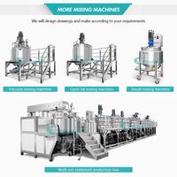 Mélangeur planétaire Guanyu pour détergent liquide, machine à mélanger le savon liquide pour le lavage des mains, machine à fabriquer le savon liquide