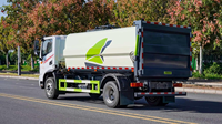 Camion compacteur de déchets électrique 9 tonnes 9 m³ avec batterie CATL 4x2 à chargement arrière pour la collecte des déchets municipaux