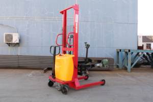 Apilador de tambor de aceite eléctrico completo, 450kg, 1000kg, elevación de carga, 1,6 metros, apilador de paletas de tambor de motocicleta - Product Image 5