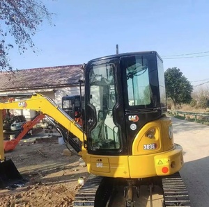 Mini-excavatrice Caterpillar CAT303E d'occasion certifiée CE, 3 tonnes, excavatrice hydraulique sur chenilles avec moteur Cummins et pompe Caterpillar - Product Image 3