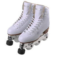 Patins à roulettes en ligne de haute qualité avec doublure en velours et dessus en cuir, 3 roues en PU pour jeunes/adultes/adolescents, frein avant