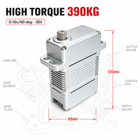 Servomoteur numérique sans balais XQ-POWER XQ-S9350D 390kg, étanche, engrenage en acier inoxydable, boîtier tout aluminium, 30V, vente en gros
