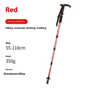 <span class=keywords><strong>Bâton</strong></span> <span class=keywords><strong>de</strong></span> <span class=keywords><strong>marche</strong></span> <span class=keywords><strong>télescopique</strong></span> à poignée en T en alliage d'aluminium bon marché <span class=keywords><strong>Bâton</strong></span> <span class=keywords><strong>de</strong></span> <span class=keywords><strong>marche</strong></span> pour l'alpinisme et la randonnée en plein air, le trekking et la randonnée en plein air - Product Image 4