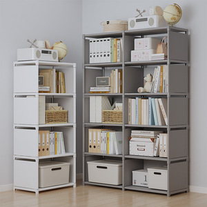 Libreria per Soggiorno <span class=keywords><strong>a</strong></span> 5 <span class=keywords><strong>Ripiani</strong></span>, Espositore per Libri, Scaffale Industriale per Archiviazione Domestica - Product Image 1