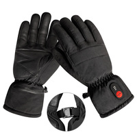 Gants thermiques d'hiver haut de gamme, compatibles écran tactile, chauffants, température réglable, gants chauffants électriques, ski, snowboard, polyester, or