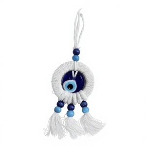 Dreamcatcher Rope Beads Round Shape Hanging Accessory for Wedding Graduation Baptism Back to School <b>Easter</b> - Product Image 1