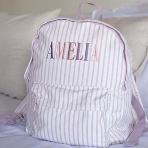Sac à dos en nylon de grande capacité Nouveau style Sac décontracté de couleur unie avec grille torsadée tricotée Confort et style solides - Product Image 4
