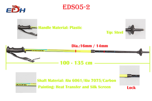 Poignée en plastique personnalisée, verrou torsadé, pôle <span class=keywords><strong>de</strong></span> <span class=keywords><strong>Ski</strong></span> alose en aluminium, meilleure vente - Product Image 6