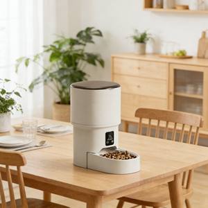 Distributeur automatique de nourriture pour animaux de compagnie intelligent avec programmation de l'alimentation, gamelles et distributeurs pour animaux - Product Image 1