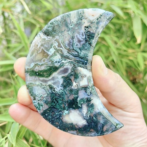 Ornements décoratifs en agate mousse de haute qualité, tendance mode, cadeau festif, ornement de bureau, charmant pour la maison et le bureau, vente en gros - Product Image 1