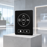 Fabricant chinois de produits d'impression de précision, conçoit sur mesure des panneaux tactiles HMI multifonctionnels pour la maison intelligente, imprimés à l'écran haute précision.