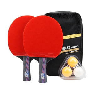 Alta calidad barato <span class=keywords><strong>Ping</strong></span> <span class=keywords><strong>pong</strong></span> raqueta de tenis de mesa <span class=keywords><strong>con</strong></span> 3 pelotas de tenis de mesa conjunto venta al por mayor - Product Image 1
