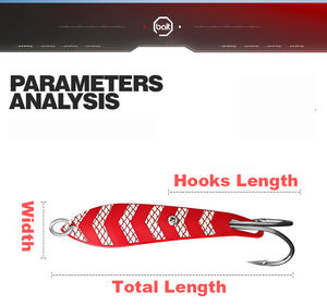 Señuelo de <span class=keywords><strong>pesca</strong></span> de acero inoxidable con láser, tipo cuchara, duro, de hundimiento, para trolling de atún, con anzuelo simple, para <span class=keywords><strong>pesca</strong></span> variada, de fábrica - Product Image 4