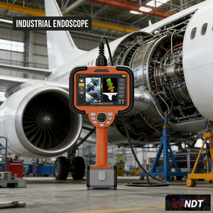 Caméra d'inspection industrielle robuste à double objectif, résolution HD 1920x1200 pour l'inspection des défauts internes des canaux de refroidissement de moules - Product Image 1