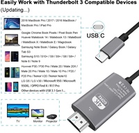 Cable de Audio y Video USB C a HDMI 4K 60Hz para MacBook Pro, iPad Pro, Samsung y Más