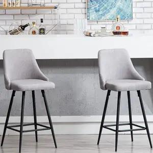 Tabouret 바 bois italien en rotin 65 cm acier inoxydable noir 금속 디자인 빈티지 exterieur haut tabouret de bar tabouret