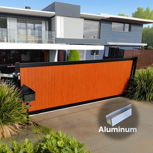 4ft hàng rào nhôm-hàng rào kim tự tháp 5 "tấm hợp kim dọc cổng x sự riêng tư dài miếng đệm h 5 '5" cửa và nhôm accordion hàng rào - Product Image 6