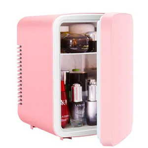 4,1 l rosa Kosmetik kühlschrank Beauty-Kühlschrank für Schlafzimmer 12V 220V/110V Thermo-Elektro kühler