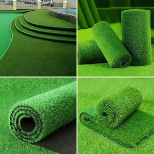 Gazon synthétique, tapis vert artificiel, rembourrage en maille plastique, décoration de terrain de football, gazon artificiel <span class=keywords><strong>pour</strong></span> le football - Product Image 6