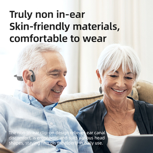 Audífonos OEM Personalizados ALOVA <span class=keywords><strong>para</strong></span> Adultos Mayores y Niños con Pérdida Auditiva, <span class=keywords><strong>Auriculares</strong></span> Bluetooth de 16 Canales con Conducción Ósea - Product Image 2