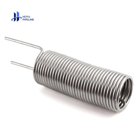 Échangeur de chaleur en spirale en acier inoxydable sanitaire 304, bobine en spirale, tuyau soudé, échangeur de chaleur en spirale, refroidisseur d'eau, tube d'échangeur