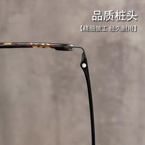 Monturas de Gafas Cuadradas con Diseño de Caparazón de Tortuga 2677, Montura Completa, Duraderas, Unisex, para Hombre y Mujer - Product Image 3